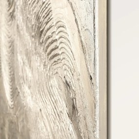 Ručne maľovaný obraz 88x118 cm Metallic Silver – Malerifabrikken