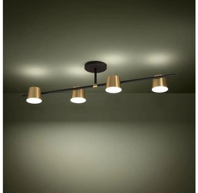 Eglo 39984 - LED Prisadený luster ALTAMIRA 4xGU10/4,6W/230V 3000K zlatá