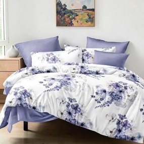 Bavlnené obliečky Homa BODRA VIOLET 7-dielna sada 140x200 cm