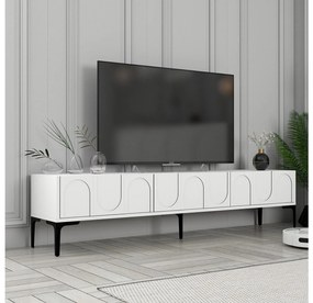 TV stolík/skrinka Bipemu 3 (biela + čierna) . Vlastná spoľahlivá doprava až k Vám domov. 1095679