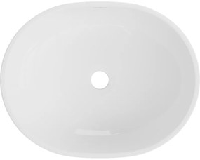 Mexen Viki, umývadlo na dosku 48x35x14 cm, biela-zlatá, 21054806