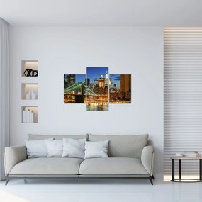 Obraz - Most s New Yorkom (90x60 cm)