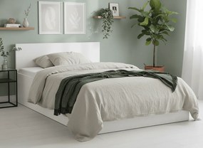 Posteľ SOFIA 160 x 200 cm, biela Rošt: S lamelovým roštom, Matrac: Matrac COCO MAXI 20 cm