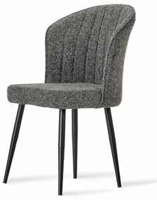 Sada jedálenských stoličiek Rubi Anthracite, 2 ks