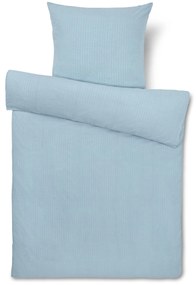 Krepová posteľná bielizeň, svetlomodrá, štandardná veľkosť