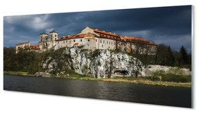 Obraz na akrylátovom skle Krakow castle river 120x60 cm