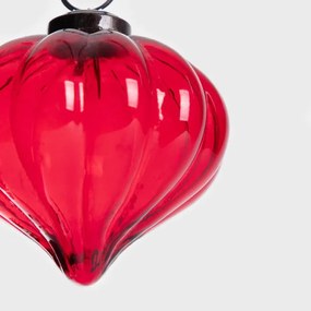 Závesná vianočná dekorácia INDIS červená 712241