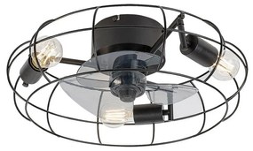 Rabalux 71043 stropný ventilátor so svetlom Cadmus, čierna