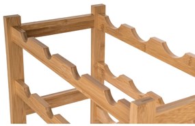 G21 Bambusový stojan na víno, 8 fliaš, S