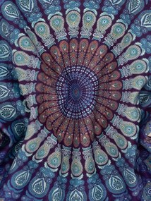 Obliečka na vankúšik mikroplyš 45 × 45 cm - Mandala 1
