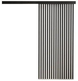 Posuvné dvere BELMA - dub sonoma/čierna / 100