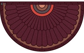 Rohož Moon KR-602-1 45x75 cm bordó