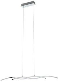 LED závesné svietidlo v striebornej farbe LASANA 2 – EGLO