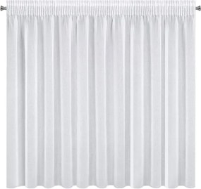 Dekorstudio Záclona ELPIDIA s riasiacou páskou 350 x 150 cm – biela
