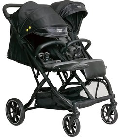 Športový kočík pre dvojičky X-lander X-double Cool Black 2025