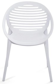 Súprava 4 bielych jedálenských stoličiek Jaanna a prírodného stola Marienlist - Bonami Essentials