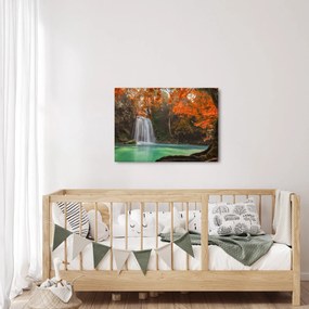 Obraz - Vodopád v Thajsku (70x50 cm)