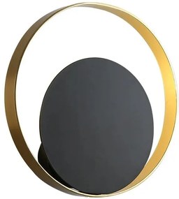 Nástenná lampa APP992-W čiernozlatá