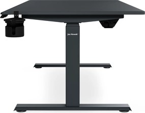 Elektrický stôl s reguláciou výšky ergonomický antracitový,1600x800 mm: ARIA