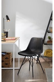 Biely písací stôl s doskou v drevenom dekore Kave Home Lisbet