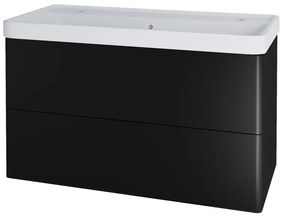 Mereo Mereo, Siena, kúpeľňová skrinka s keramickým umývadlom 101 cm, pre 2 batérie, MER-CN4422