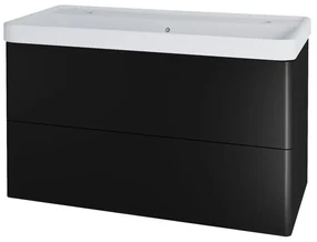 Mereo Mereo, Siena, kúpeľňová skrinka s keramickým umývadlom 101 cm, pre 2 batérie, MER-CN4422