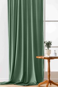 Mentolový zatemňovací záves VELVET 140x250 cm Zavesenie: Riasiaca páska