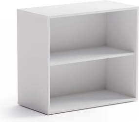Kancelársky regál BLOCK, 800 x 400 x 710 mm, biela