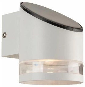 LED Solárne nástenné svietidlo so senzorom LED/1W/3,7V IP54 3000K 1200 mAh biela