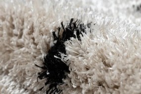 Koberec FLUFFY 2370 shaggy bodky - krém / antracit