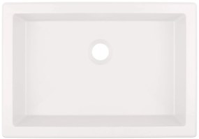 Deante Correo, granitové umývadlo 500x350x140 mm, biela matná, DEA-CQR_AU5U