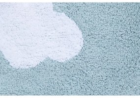 Svetlomodrý prateľný ručne tkaný bavlnený detský koberec 70x100 cm Mini Dream – Lorena Canals