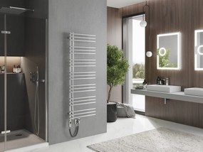 Mexen Neptun, elektrické vykurovacie teleso 1400 x 500 mm, 600 W, chrómová, W101-1400-500-2600-01