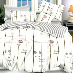 Posteľné obliečky KIDDO WHITE SMILE 140x200 cm