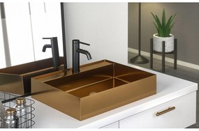 Antikoro umývadlo v medenej farbe 55x42 cm Aurum – Sapho
