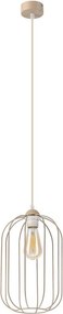 Luster na lanku DESTELLO 1xE27/15W/230V priemer 21 cm béžový