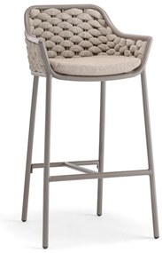 PANAMA barová stolička black/taupe
