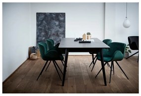 Zelené čalúnené jedálenské kreslo s podrúčkami Gaia – DAN-FORM Denmark
