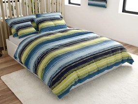 Obliečky z mikrovlákna BLUE STRIPES modré Rozmer obliečky: 70 x 90 cm | 140 x 220 cm