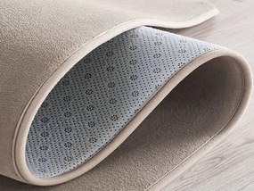 TZ Béžový jednofarebný obdĺžnikový koberec Polar Rozmer: 140x200 cm