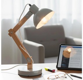 Brilagi - Stolná lampa FOCUS 1xE27/40W/230V šedá 21503-OEM