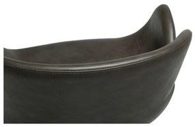 Sivé čalúnené jedálenské kreslo s podrúčkami Gaia – DAN-FORM Denmark