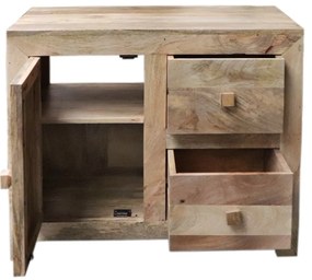 furniture-nabytek.cz - Masívna skrinka pod umývadlo 80x70x45 z mangového dreva