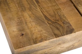 furniture-nabytek.cz - Masivní konferenční stolek Amberley z mangového dřeva, lakovaný, přírodní – 140×70 cm