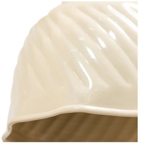 Béžové závesné svietidlo s kovovým tienidlom Arleso – WOOOD