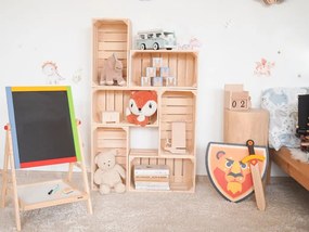 ČistéDrevo Drevená debnička 40 x 22 x 20 cm