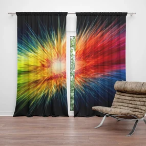 Sablio Záves Farebná explózia: 2 ks 140x250 cm