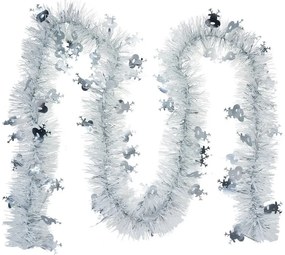 Vánoční girlanda 200 cm bílá plast - Collections