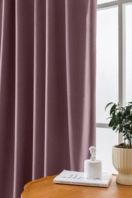 Svetlo fialový zatemňovací záves VELVET 140x270 cm Zavesenie: Riasiaca páska