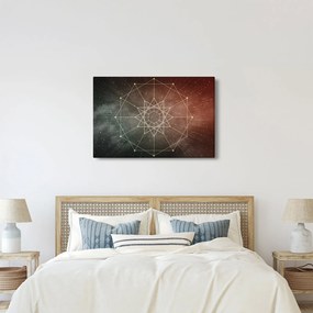 Obraz - Vesmírny dodecagram (90x60 cm)